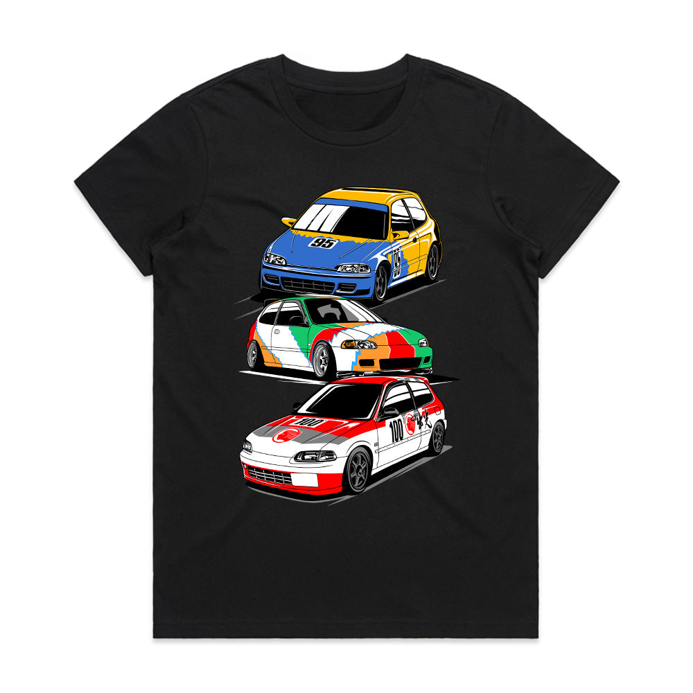 Civic EG6 Livery Legends T-Shirt — JDM Race Edition
