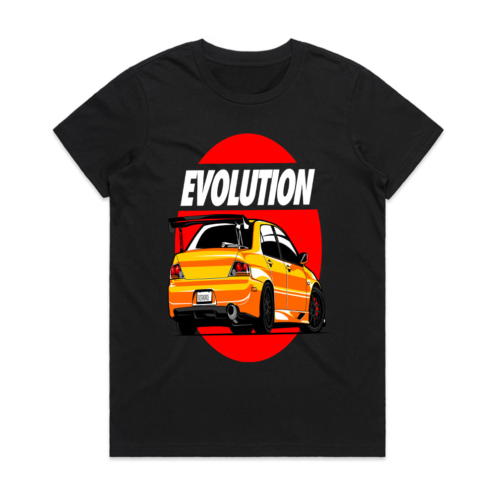 Evolution Rear Attack T-Shirt — Evo IX JDM Beast Edition