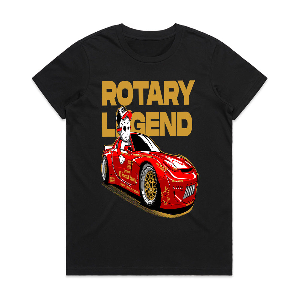 Rotary Legend — RX-7 Rocket Bunny Cartoon Drift T-Shirt