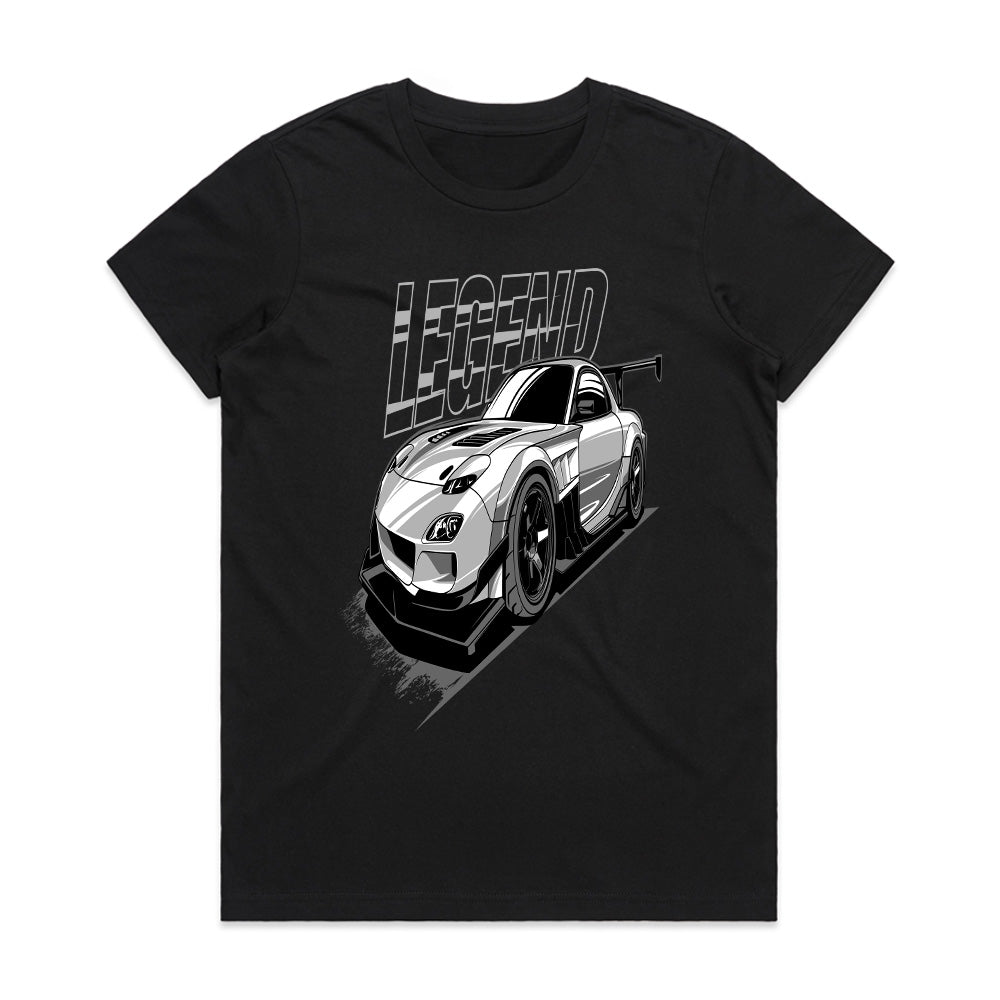 Legendary RX7 Street Racer T-Shirt – JDM Spirit Unleashed