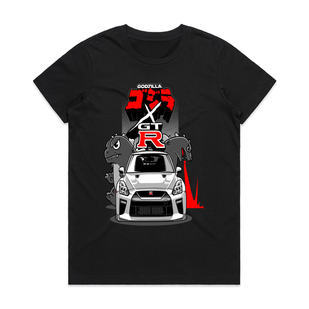 Godzilla x GT-R – JDM Monster Power T-Shirt