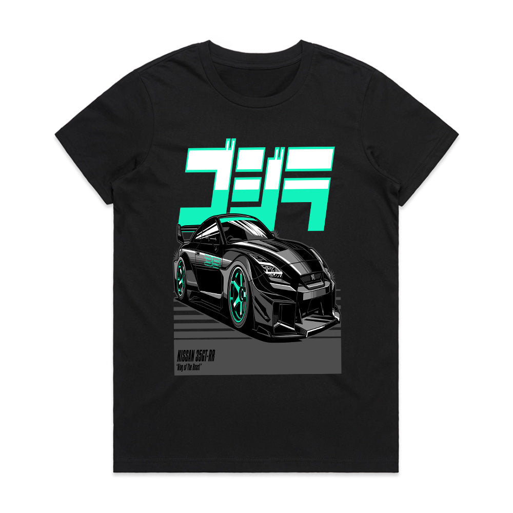 Godzilla R35-RR – King of the Beast JDM T-Shirt