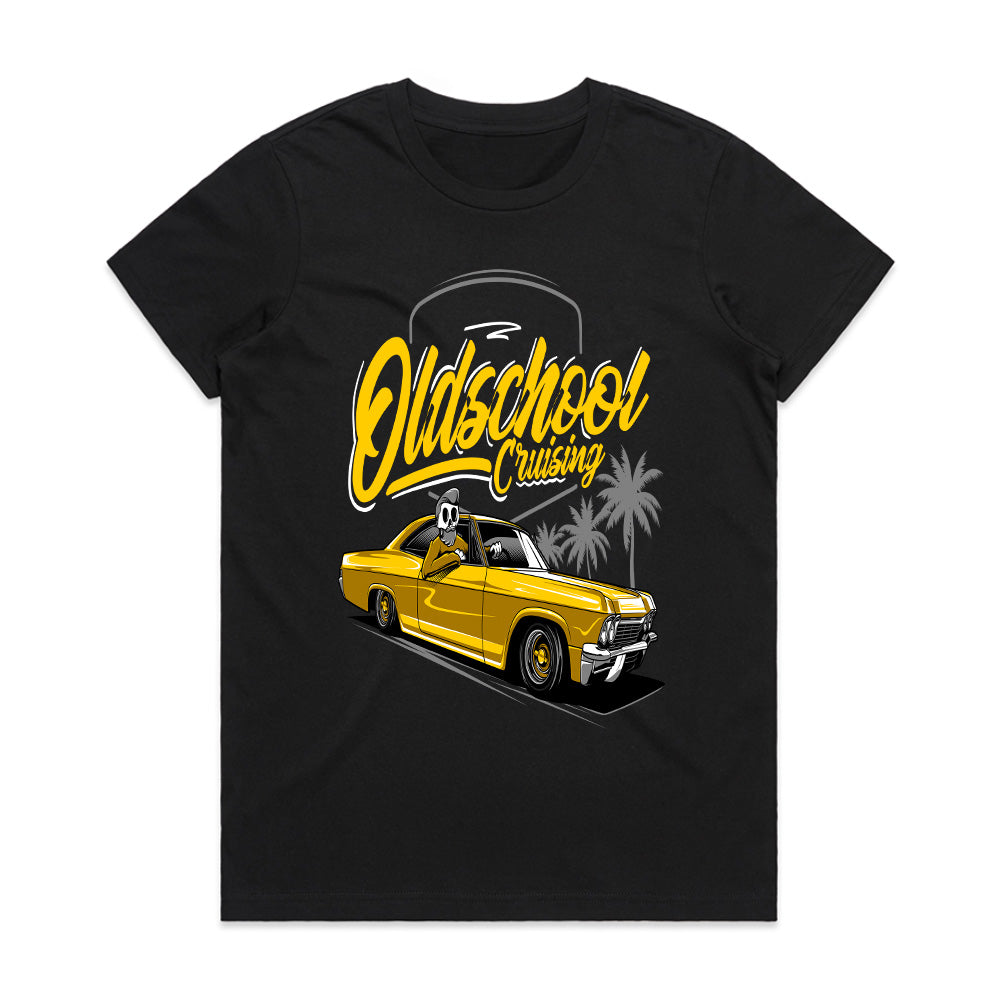 Oldschool Cruising – Retro Lowrider Vibe T-Shirt