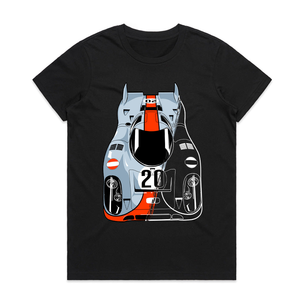 Vintage Le Mans Racer – Gulf 917 Racing Heritage T-Shirt