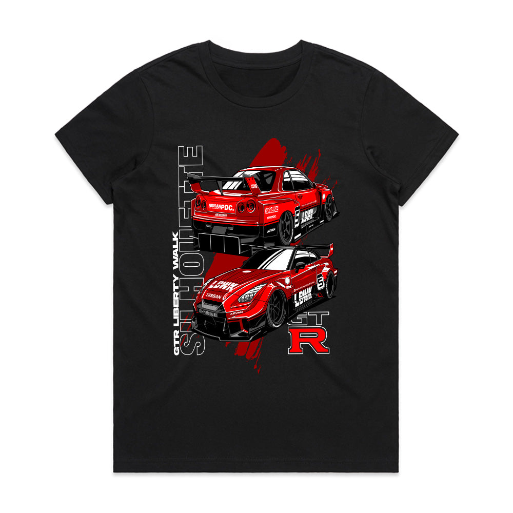 Liberty Walk GTR Silhouette Racing Legends T-Shirt