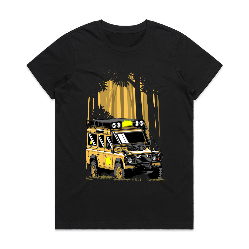 Off-Road Safari Adventure T-Shirt – Land Rover Defender Jungle Explorer Tee