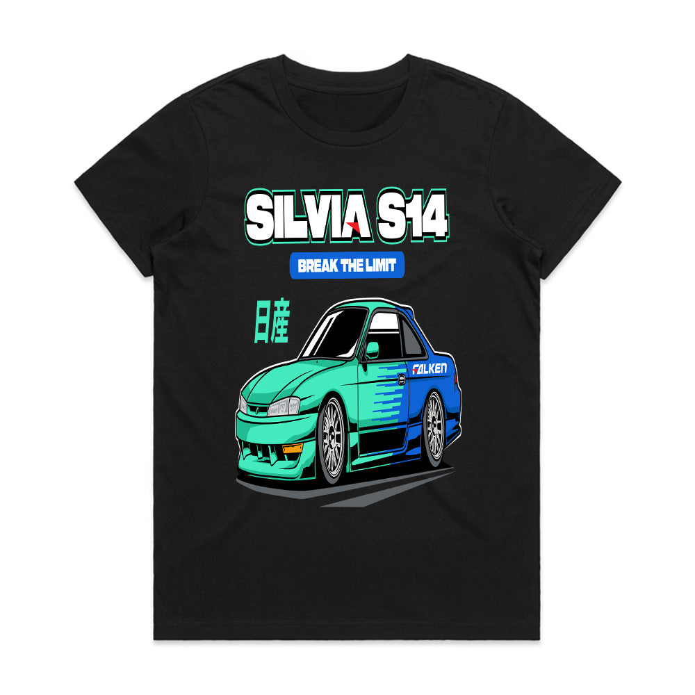 Silvia S14 Break The Limit T-Shirt – JDM Drift Icon Streetwear Tee