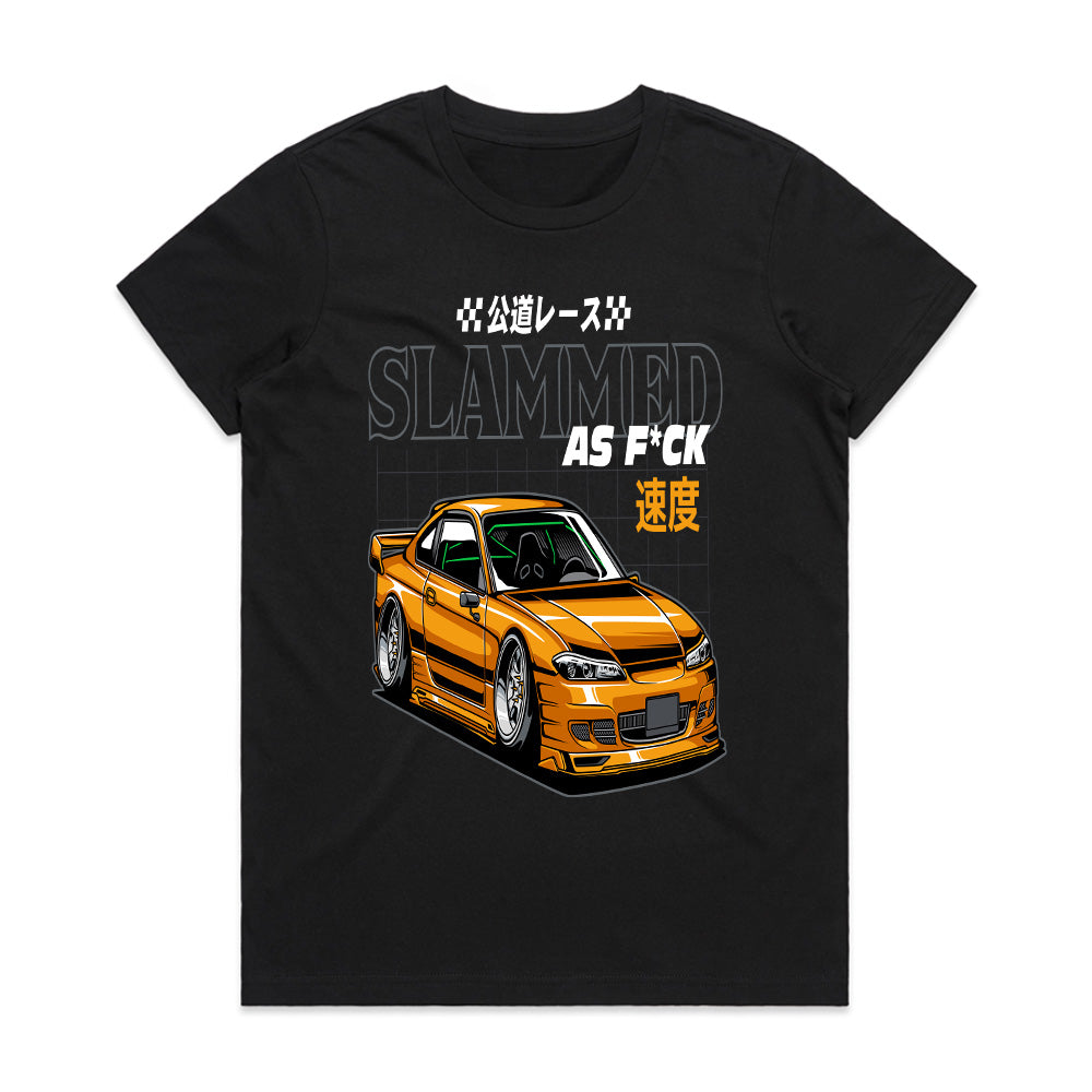 Slammed AF S15 T-Shirt – JDM Street Racer Stance Edition Tee