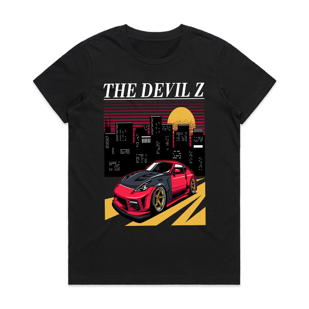 The Devil Z Night Racer T-Shirt – Street Racing Legend Tee