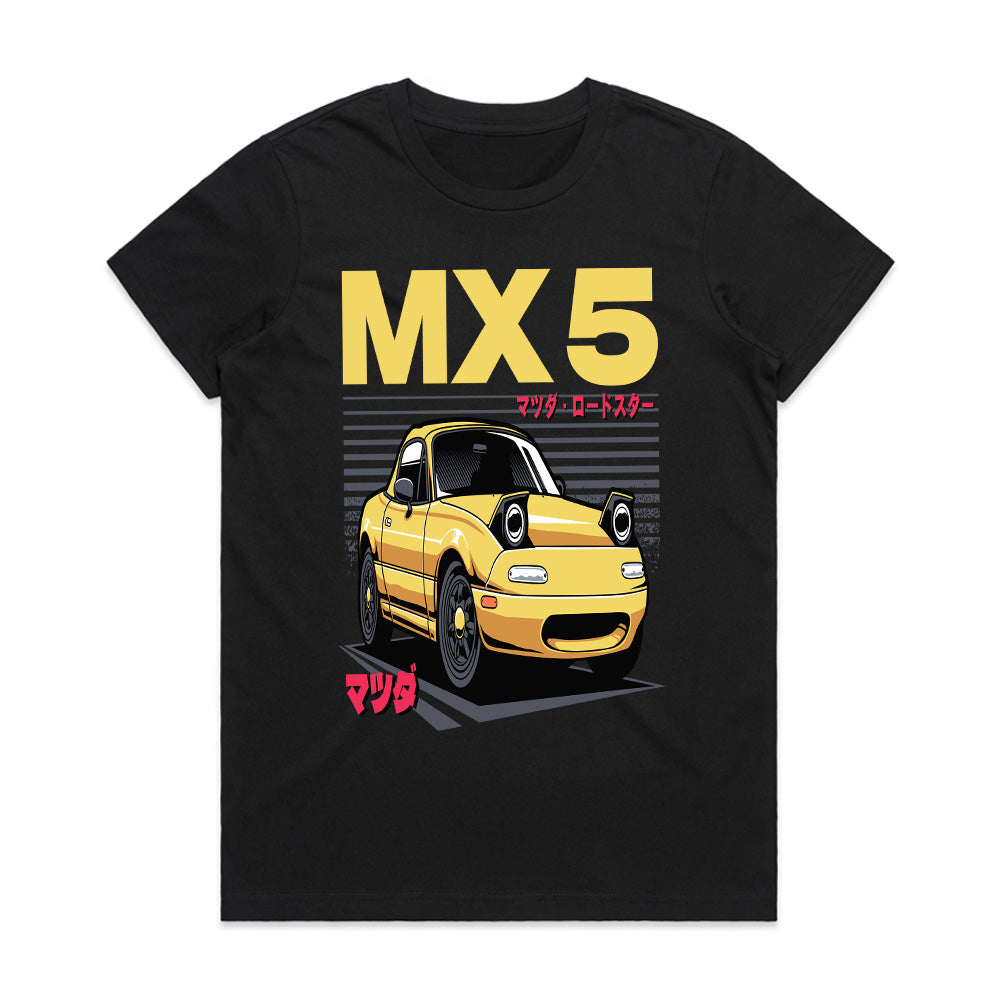 Yellow MX-5 JDM Legends T-Shirt