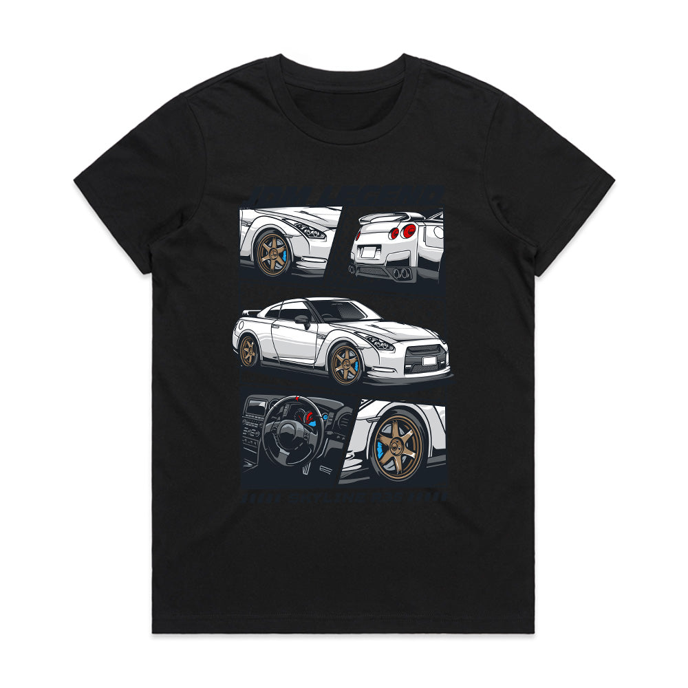 JDM Legend Skyline R35 T-Shirt – Godzilla Performance Edition