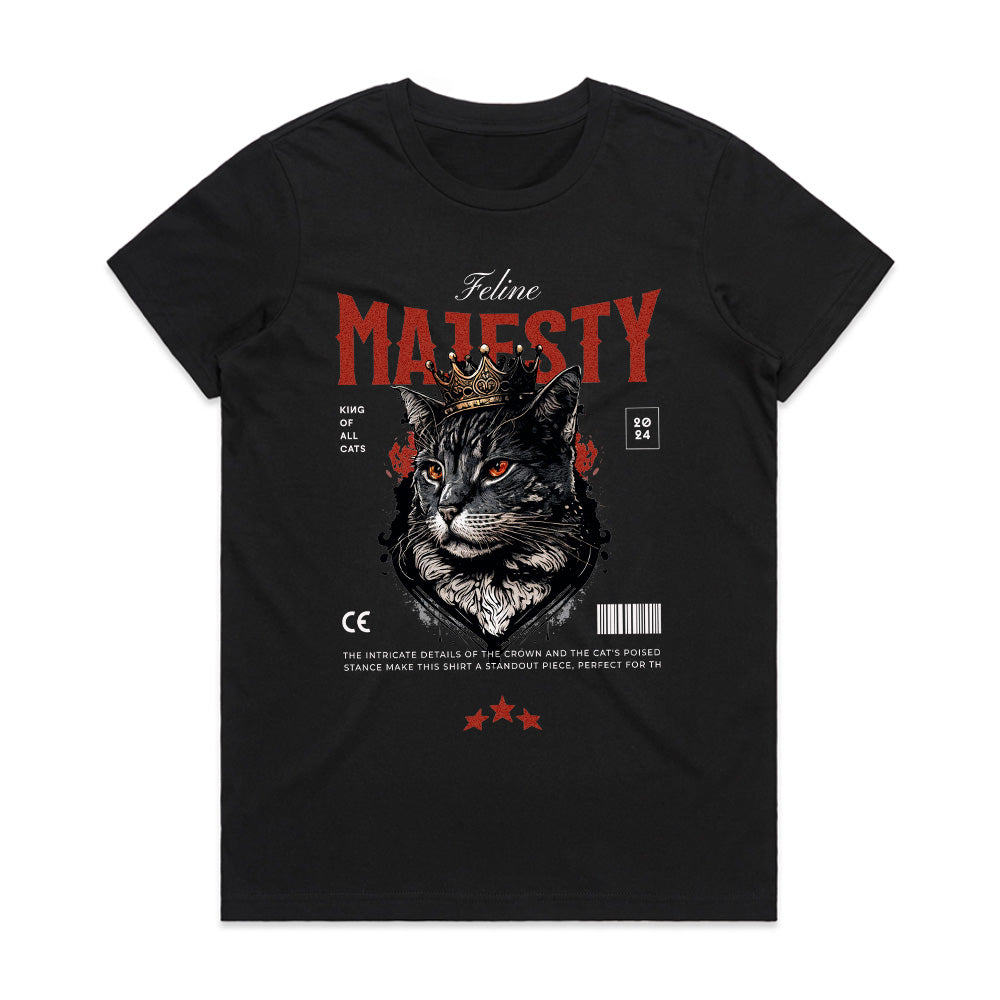 Feline Majesty: King of All Cats Tee