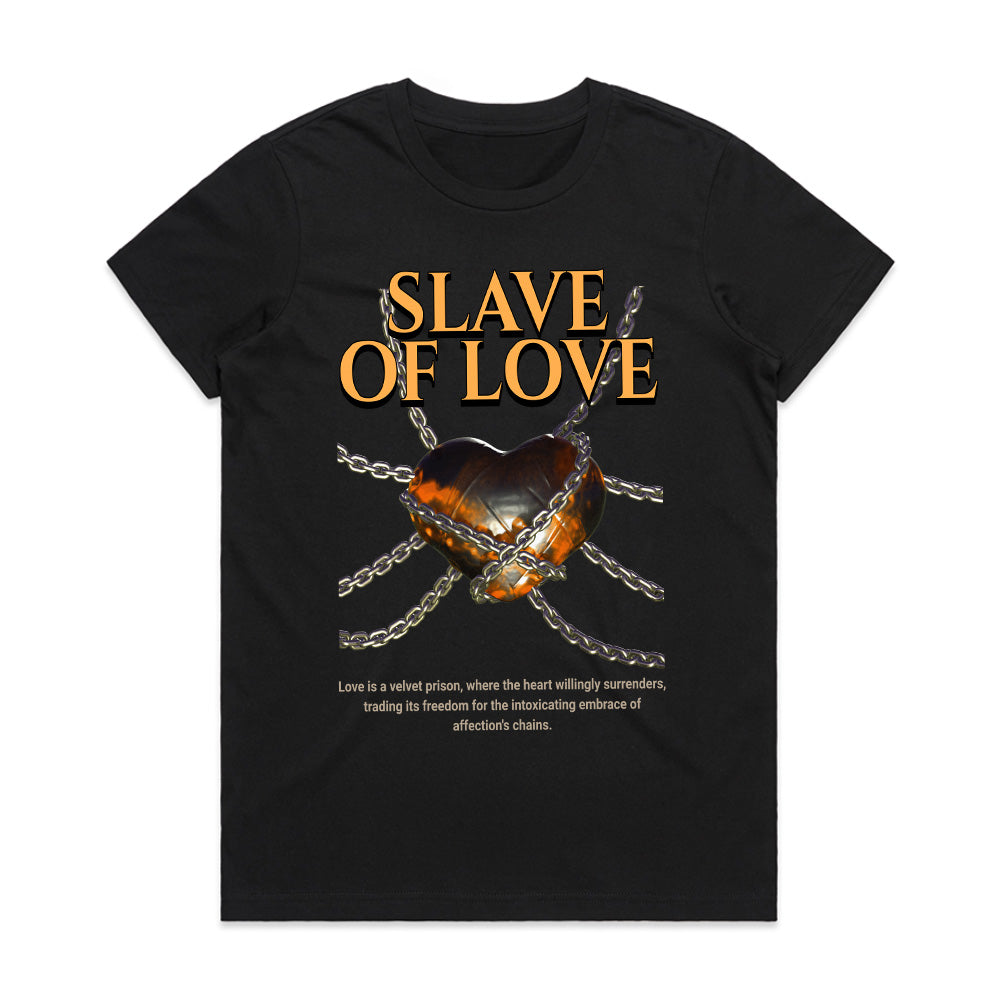 Slave of Love: Chained Heart Tee
