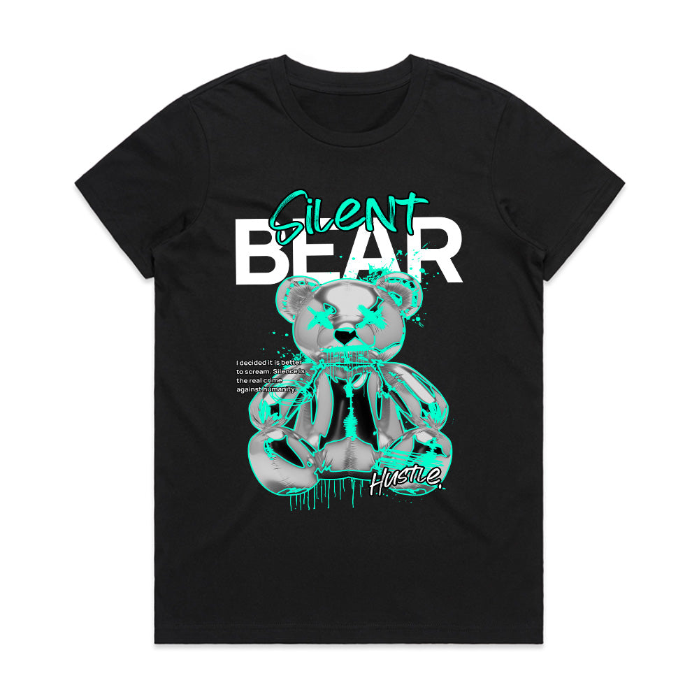 Silent Bear: Hustle in Silence Tee