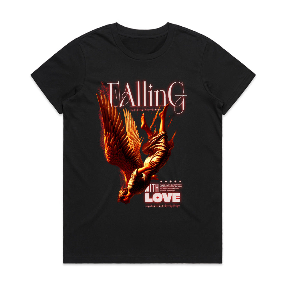 Falling With Love: Angel Descent Tee
