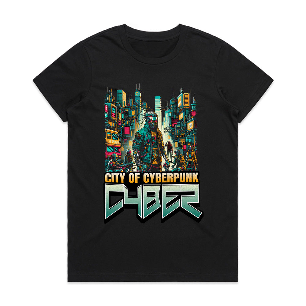 City of Cyberpunk: Neon Future Tee