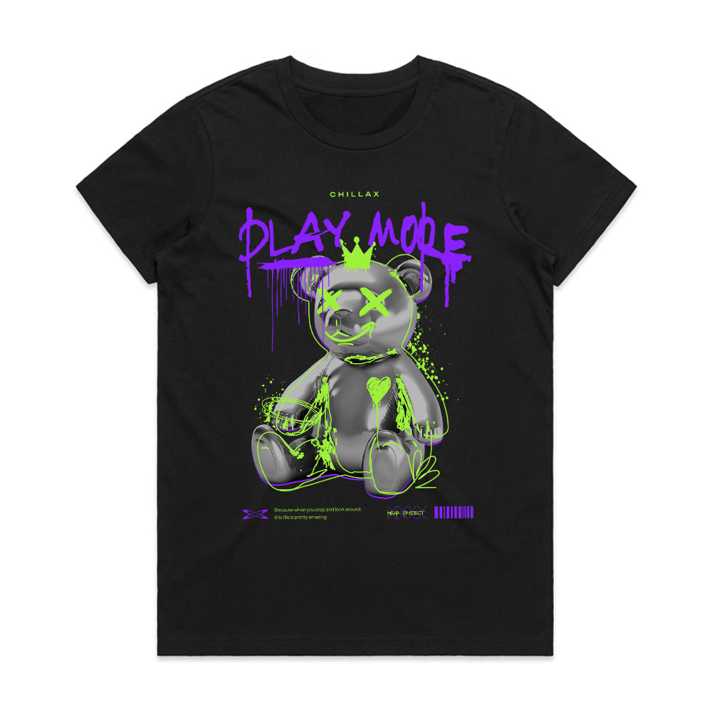 Play Mode - Graffiti Teddy Street Tee