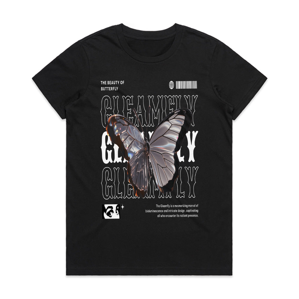 Gleamily - Radiant Butterfly Aesthetic Tee