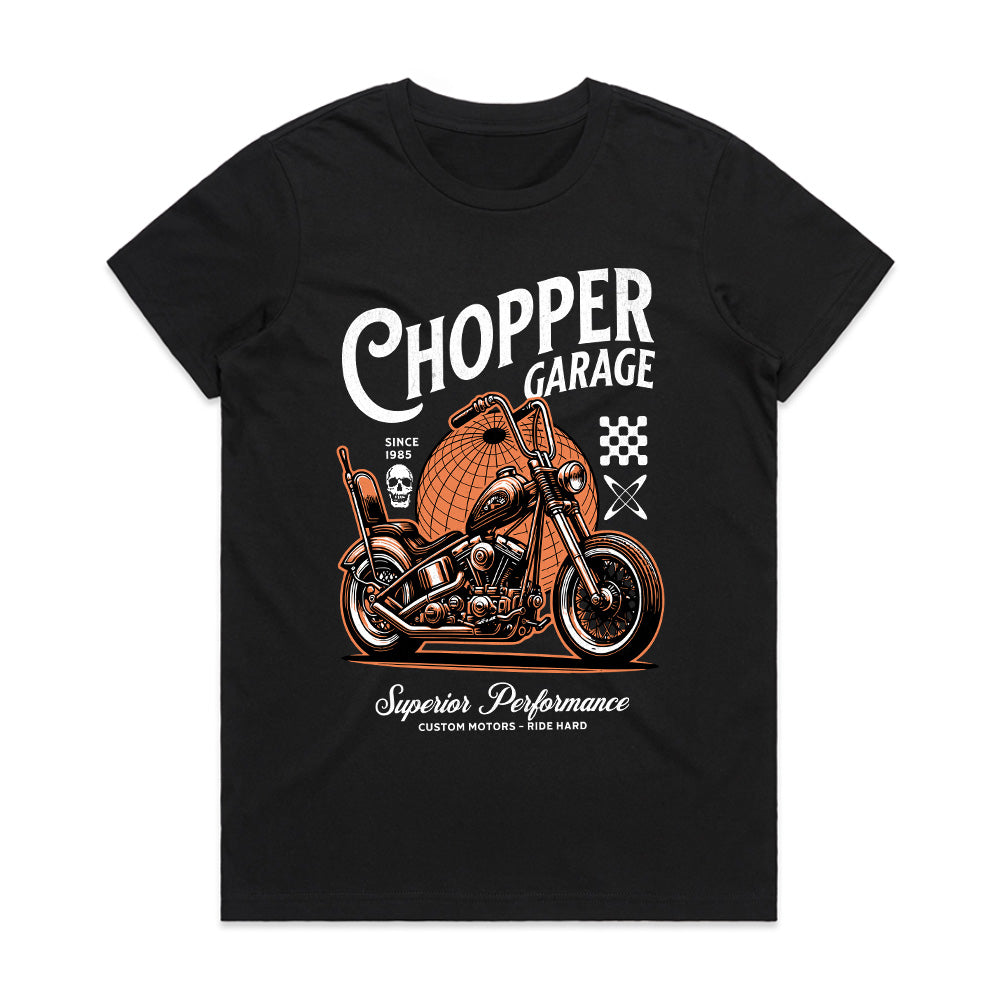 Chopper Garage: Ride Hard Edition Tee
