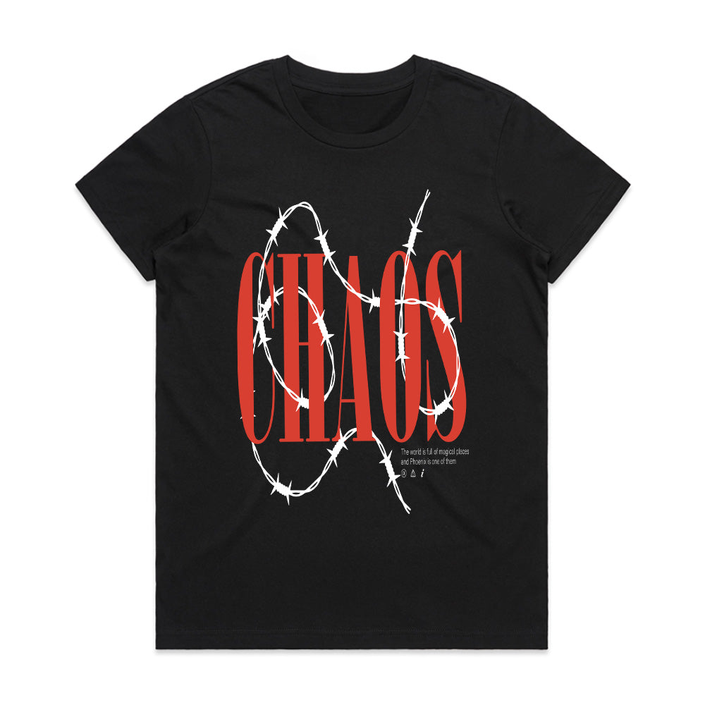 Barbed Chaos: Bound by Disorder