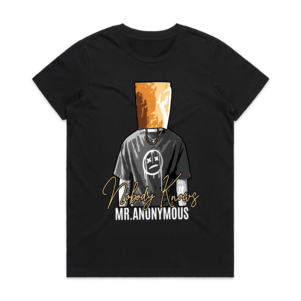 Mr. Anonymous: The Nobody Knows Identity Tee