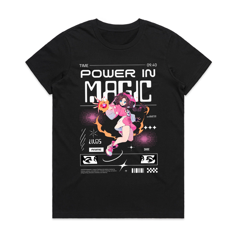 Arcane Pulse: Anime Magic Power Tee