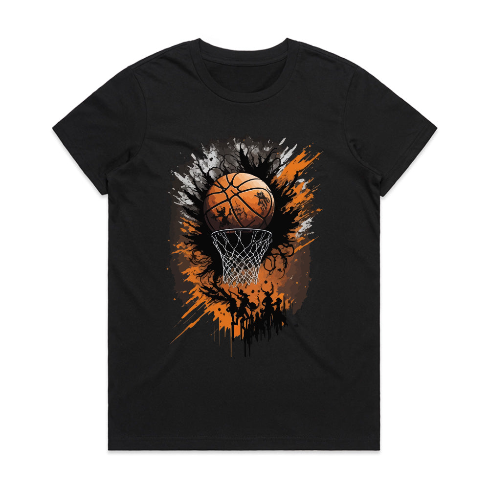 Hoop Inferno: Slam Dunk Streetball Tee