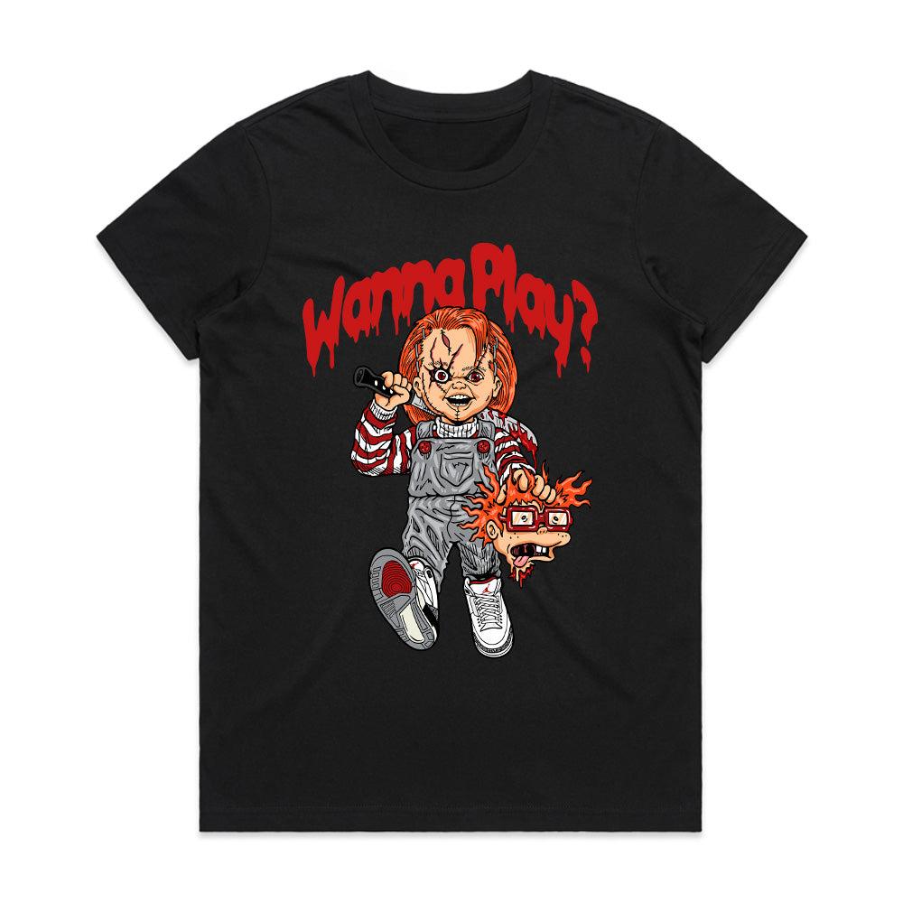 Wanna Play? Killer Doll Tee