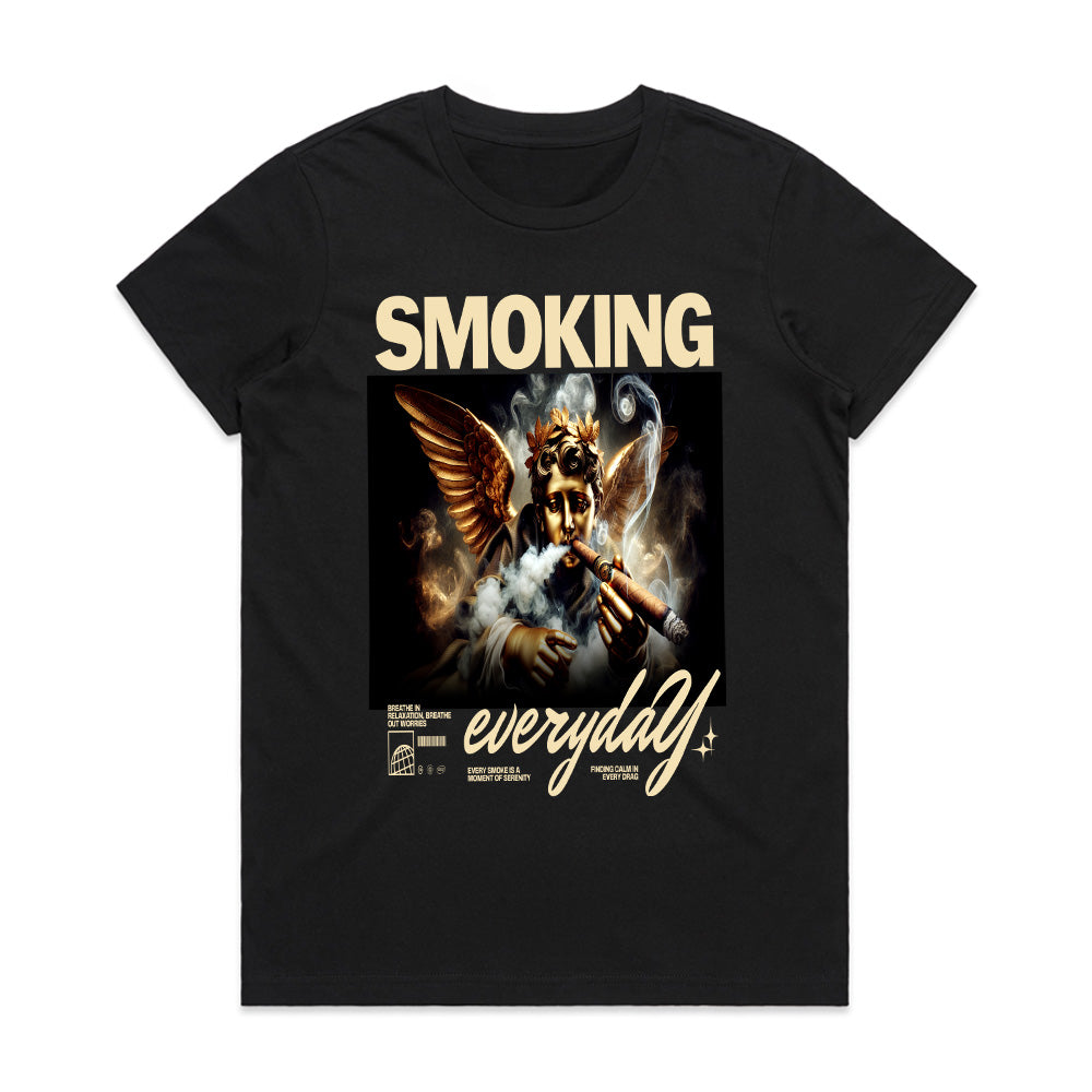 Heavenly Vice Smoking Angel Tee