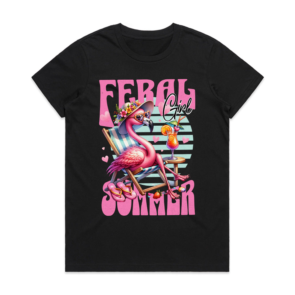 Feral Flamingo Summer Vibes Tee