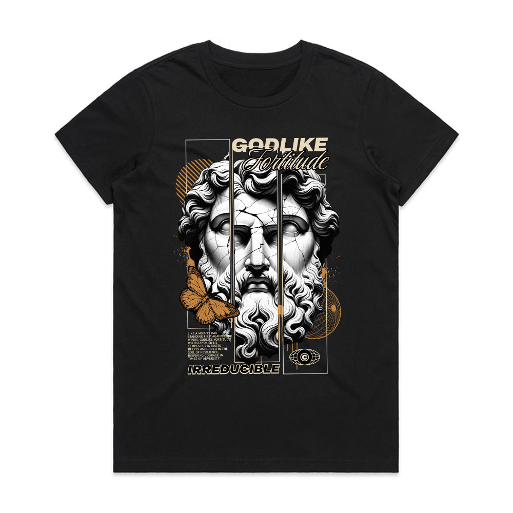 Eternal Resolve: Godlike Fortitude Irreducible Tee