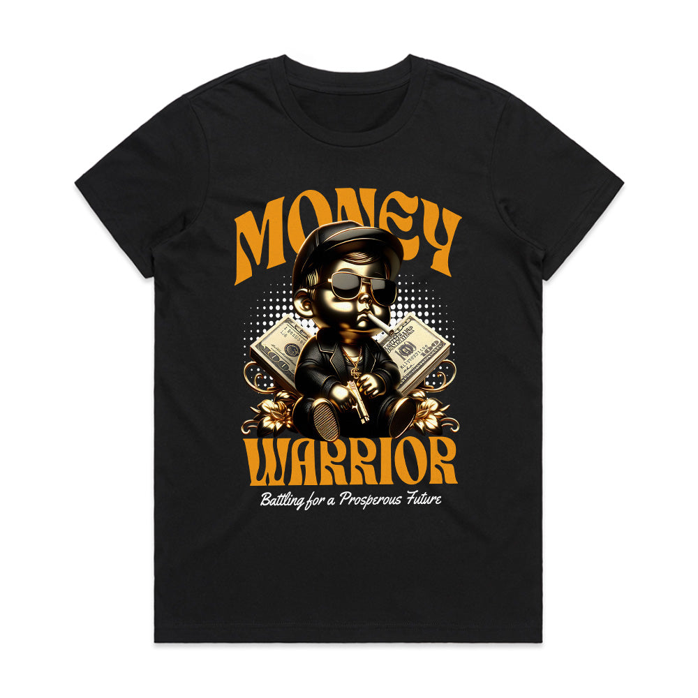 Cash Command: Money Warrior Hustle Tee