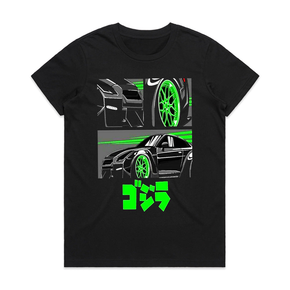 Godzilla GT-R Neon Drift Tee