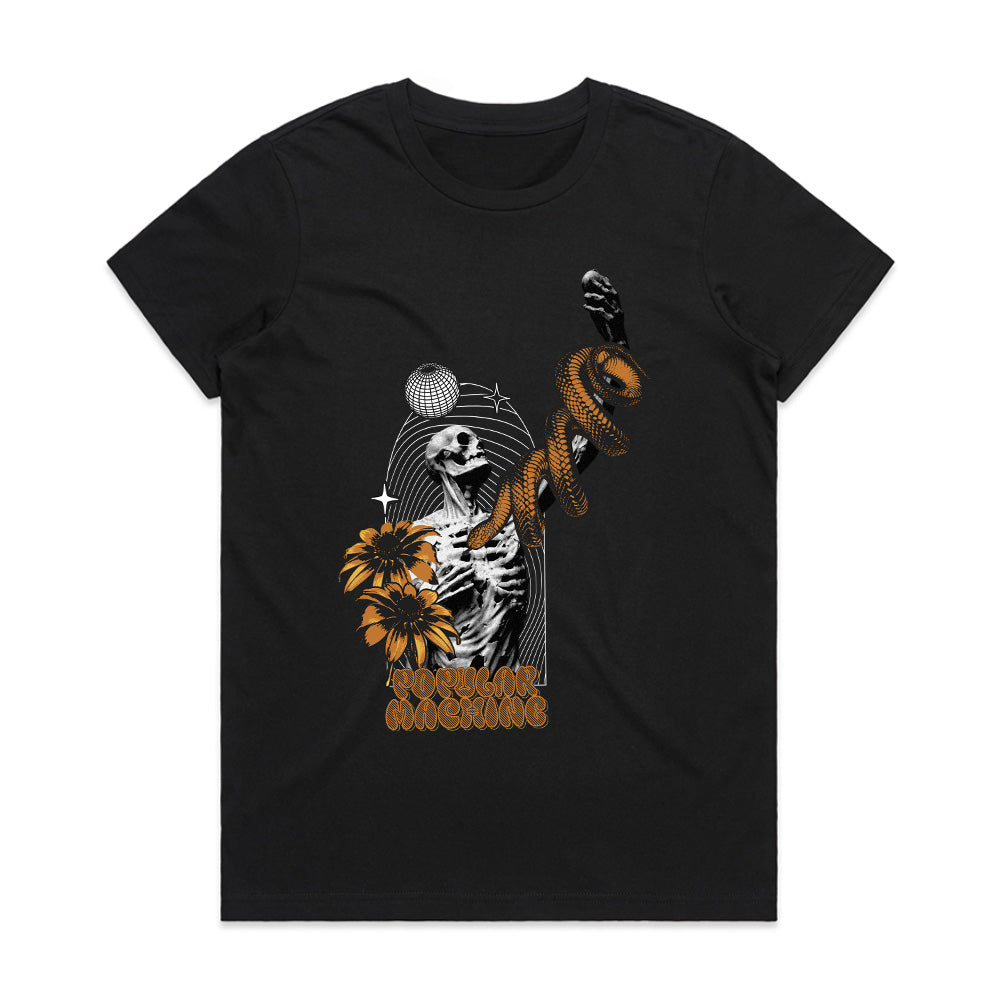 Eternal Groove: Skeleton & Serpent Retro Tee
