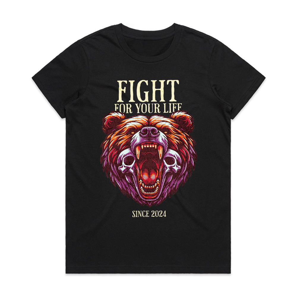 Savage Roar: Fight for Your Life Bear Tee