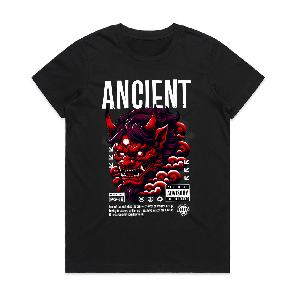 ANCIENT EVIL: Oni Demon Streetwear Tee