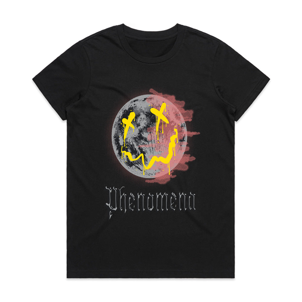 Lunar Phenomena: Cosmic Graffiti Smile Tee