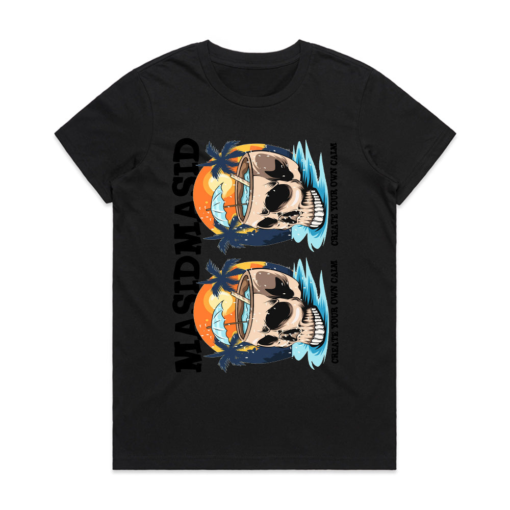 Island Skull Vibes - Chill to the Bone Tee
