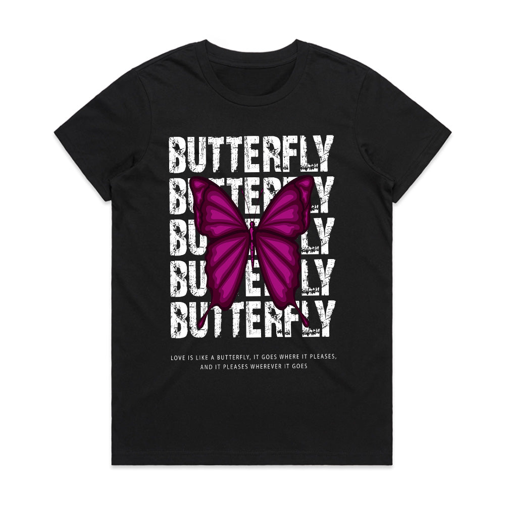 Love Like a Butterfly: Vibrant Wings Tee