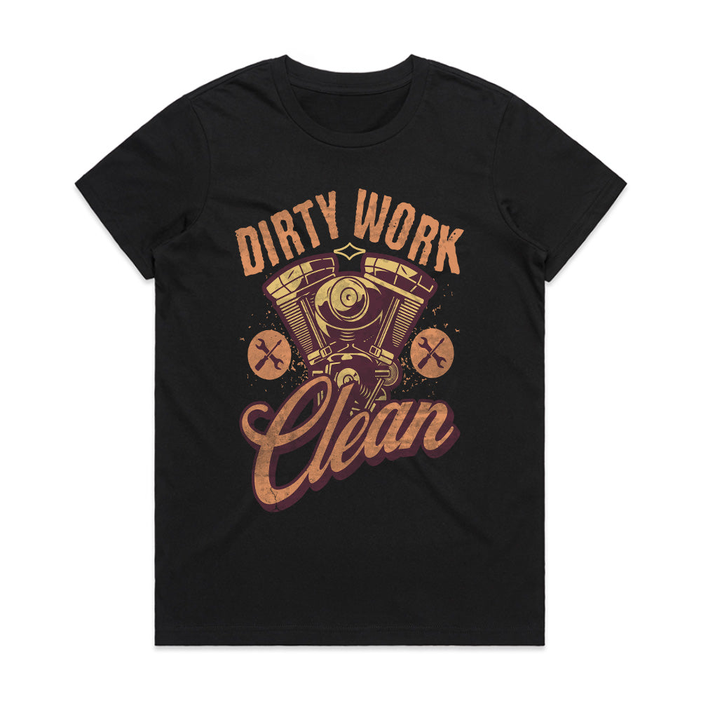 Grease & Glory: Dirty Work Clean Machine Tee