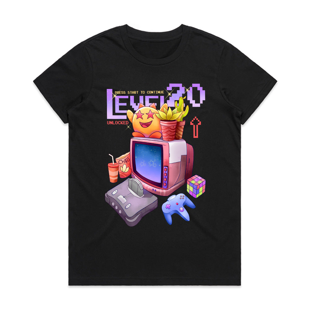Retro Gamer: Level 20 Unlocked Tee