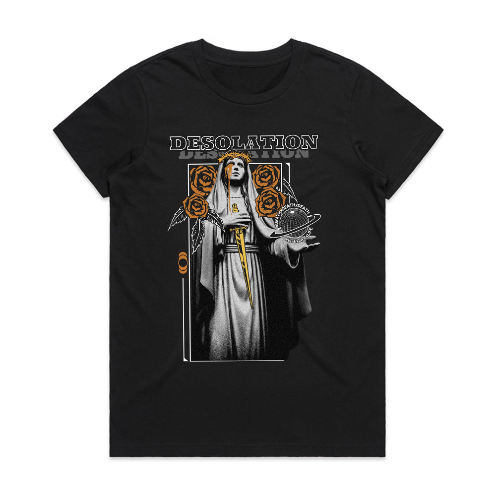 Gothic Bloom: Desolation Roses Tee