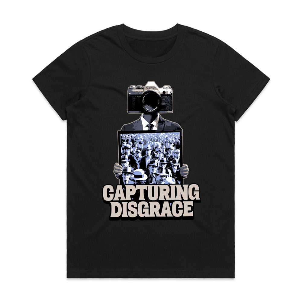 Lens of Shame: Capturing Disgrace Tee