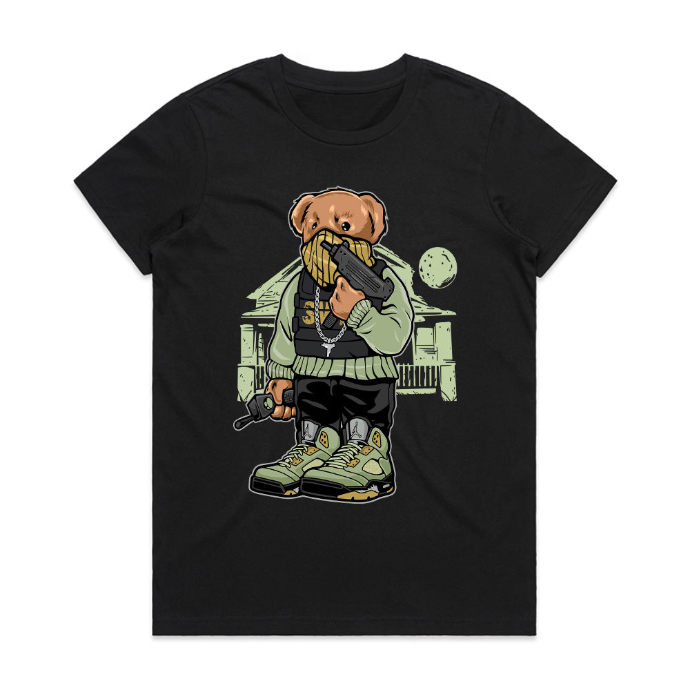 Gangsta Pup: Midnight Block Hustle Tee