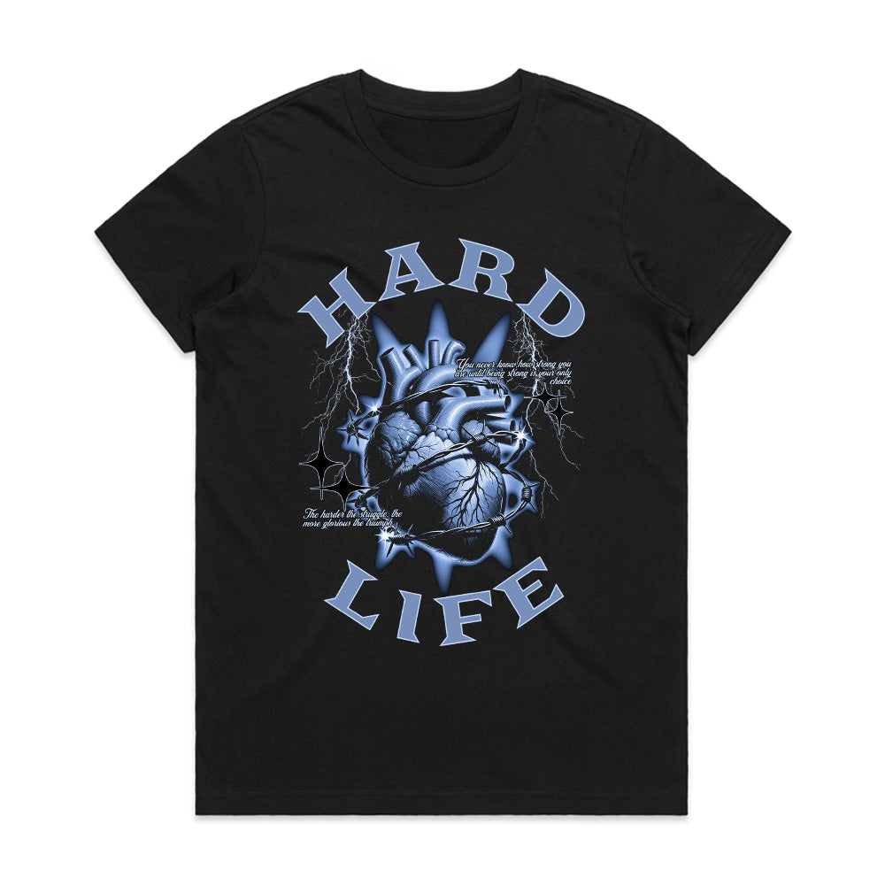 Iron Heart: Hard Life Survival Tee