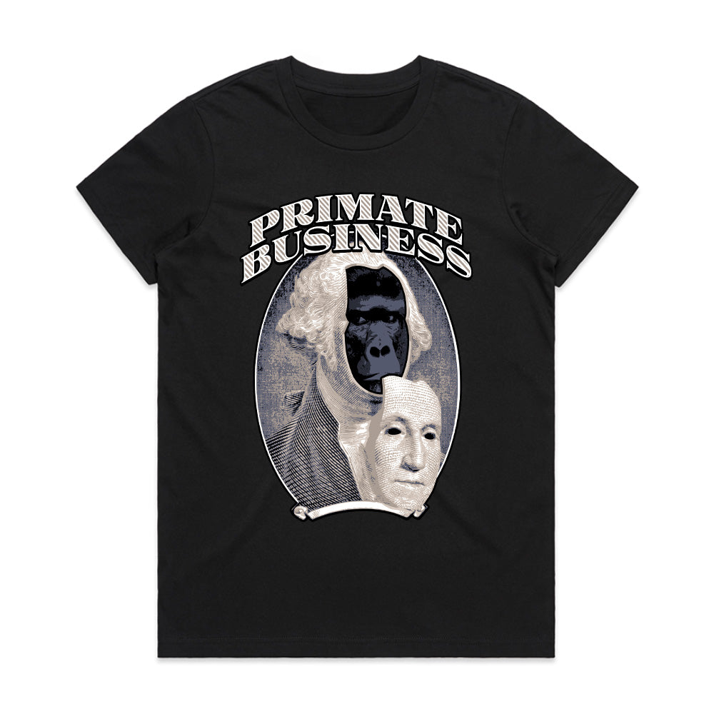 Primate Business: The Ape Behind the Mask Tee