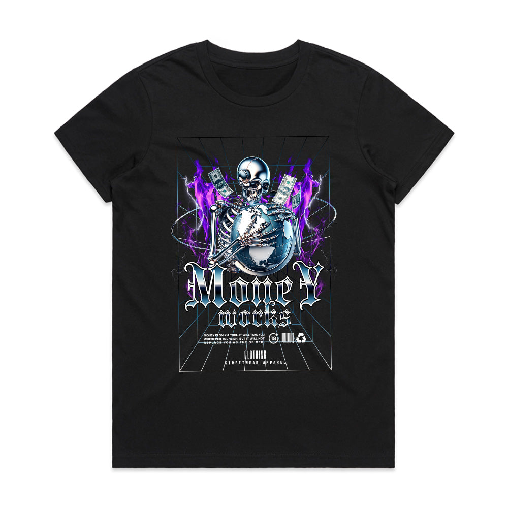 Money Works “Grim Hustler” Tee