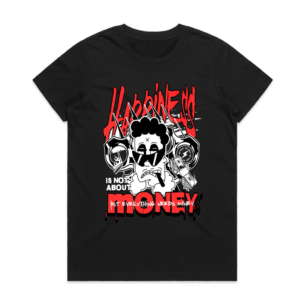 Street Cash “Happiness vs. Money” Tee
