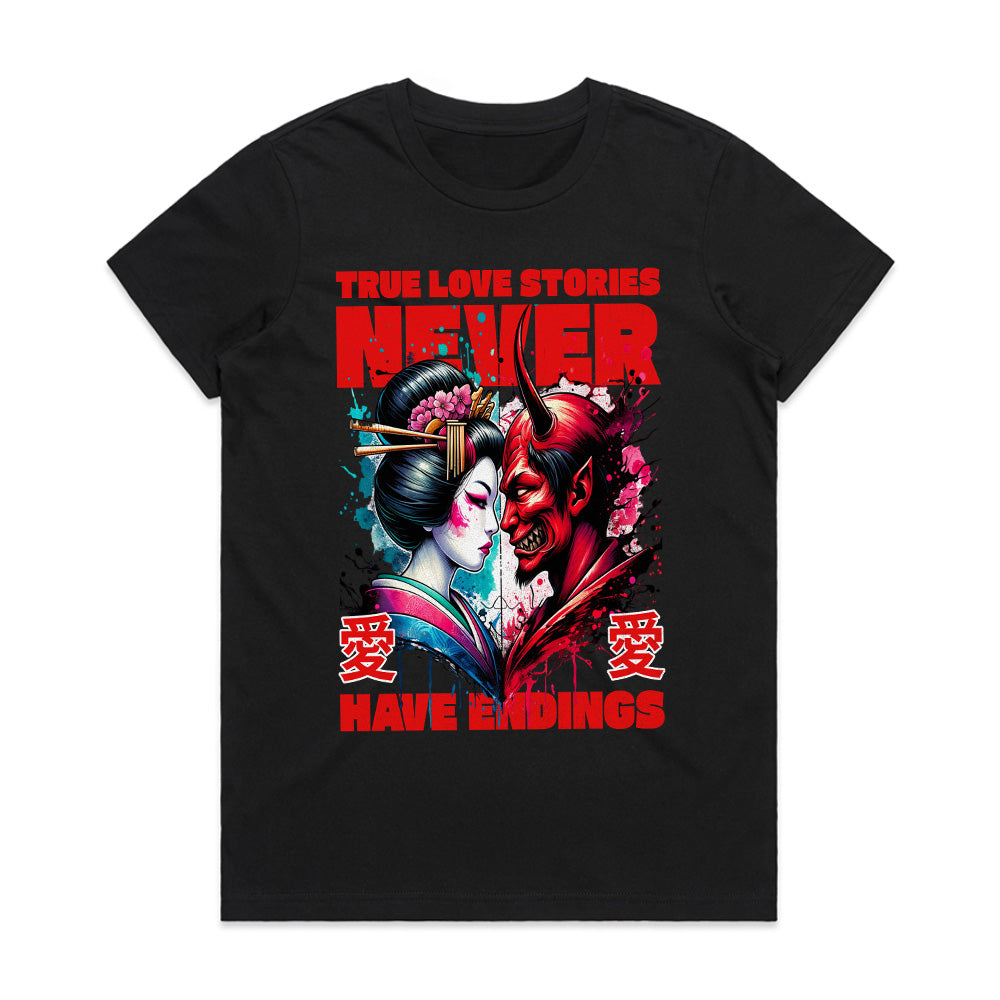 Eternal Paradox: Geisha & Oni Love Story Tee