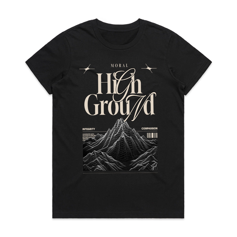Moral High Ground: Integrity Peaks Tee